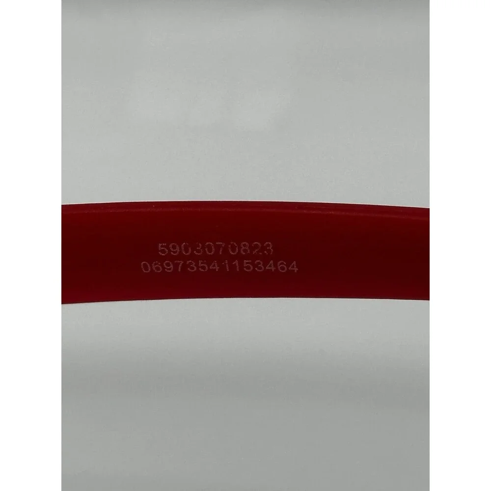 Brooklyn Law School Promo Sunglasses Black Frame Red Arms Used
